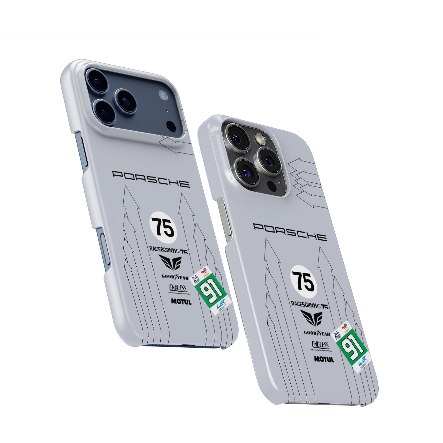 Porsche 911 GT3 R LMGT3 #91 Le Mans Anniversary Livery iPhone Case