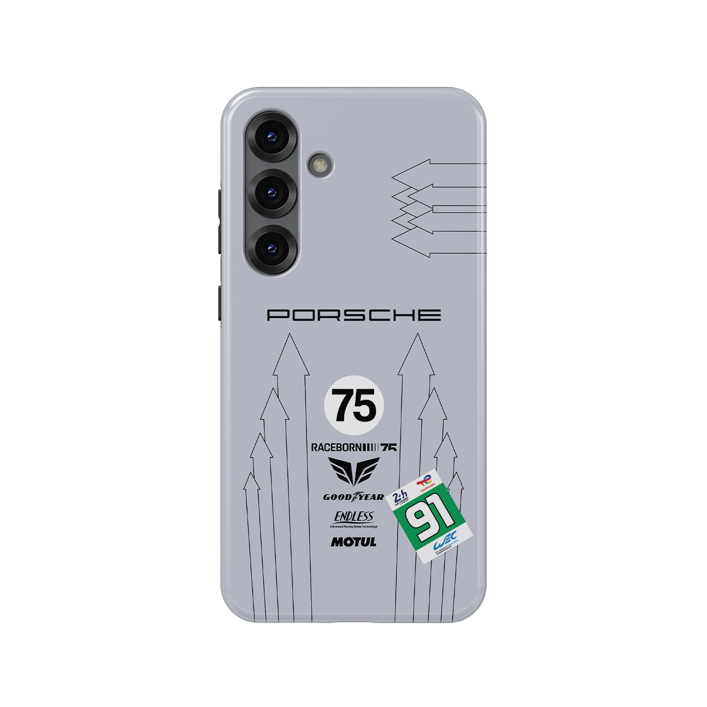 Porsche 911 GT3 R LMGT3 #91 Le Mans Anniversary Livery Samsung Case