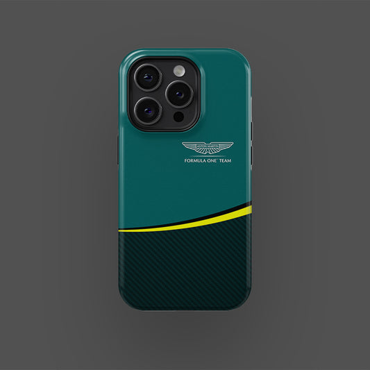 Funda para teléfono Aston Martin AMR24 F1 Tribute - Edición Stroll &amp; Alonso