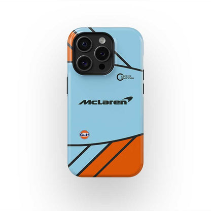 McLaren MCL35M Gulf Livery Monaco 2021 Phone Case