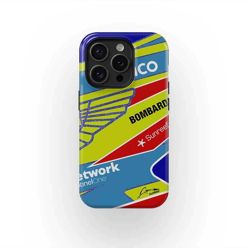 Fernando Alonso 2023 F1 Helmet Phone Case: Sleek and Protective