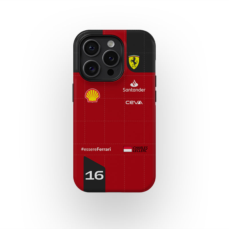 Scuderia Ferrari Charles Leclerc Phone Case: Race-Ready Protection