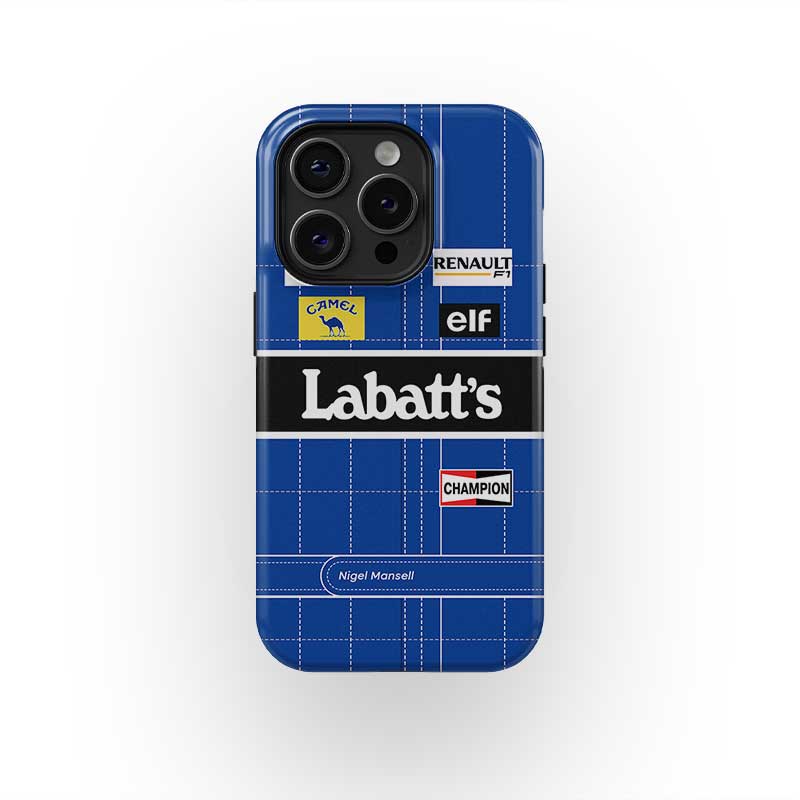 Nigel Mansell 1992 F1 Champion Phone Case: Iconic Design