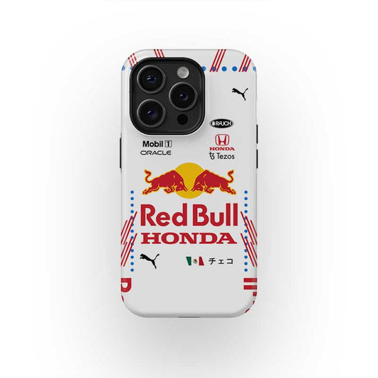 2021 Sergio Pérez Despedida Honda Livery RB16B Traje de GP de Turquía Funda para teléfono