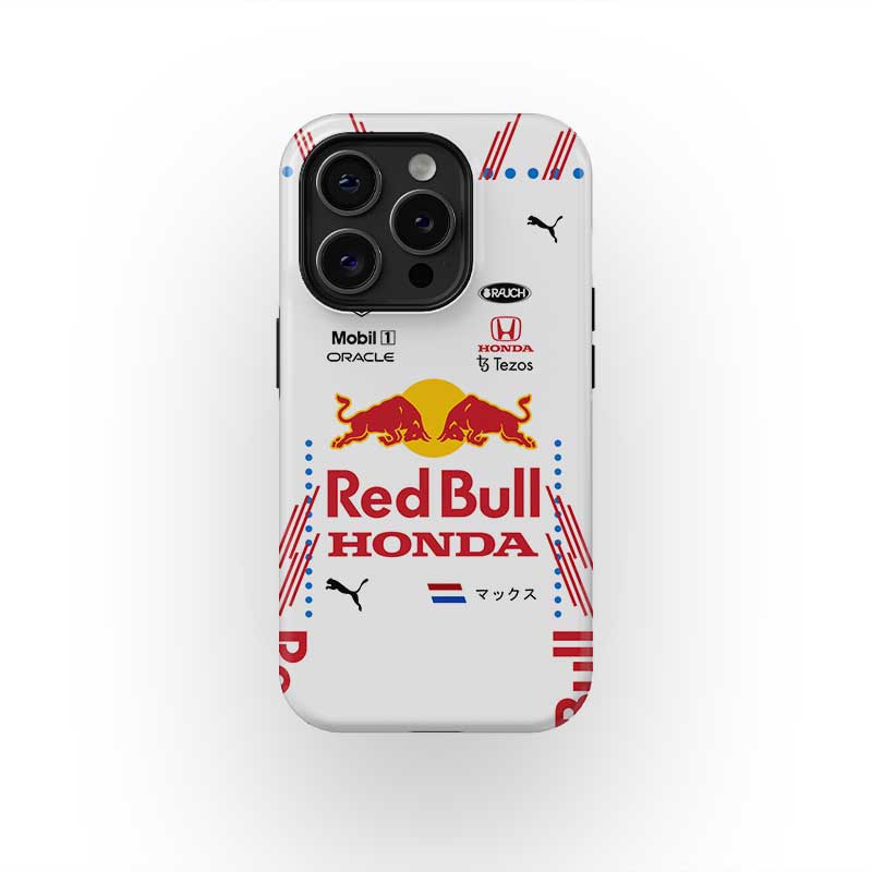 Max Verstappen TurkishGP costume livrée Adieu Honda livrée RB16B ありがとう COQUE DE TÉLÉPHONE POUR IPHONE 13PRO