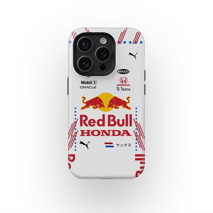 Librea del traje de Max Verstappen TurkishGP Adiós librea de Honda RB16B ありがとう FUNDA PARA TELÉFONO PARA IPHONE 13PRO