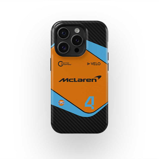 Mclaren Fórmula 1 Equipo MCL36 librea Lando Norris Funda para teléfono