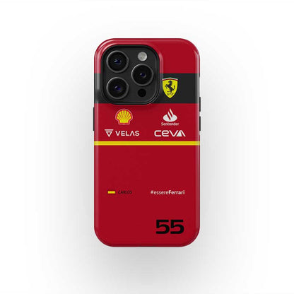 Formule 1 Scuderia Ferrari Liveries Carlos Sainz #essereFerrari Coque de téléphone