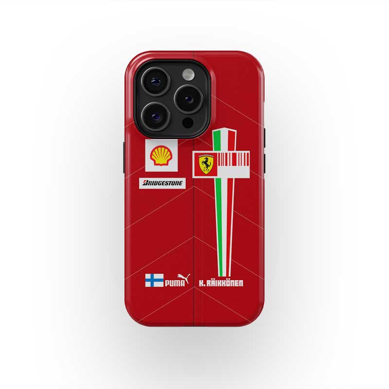 Kimi Raikkonen 2007 Ferrari Phone Case – Tough & Iconic