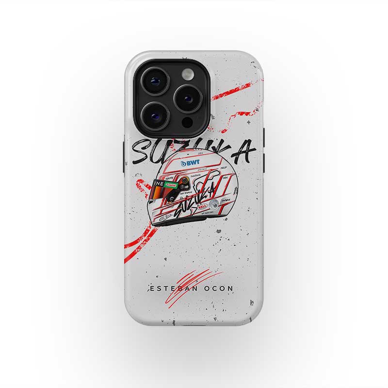 Esteban Ocon 2023 Japanese GP Helmet Livery Phone Case