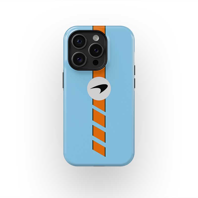 Formula 1 McLaren Gulf Livery Phone Case – Bold and Durable