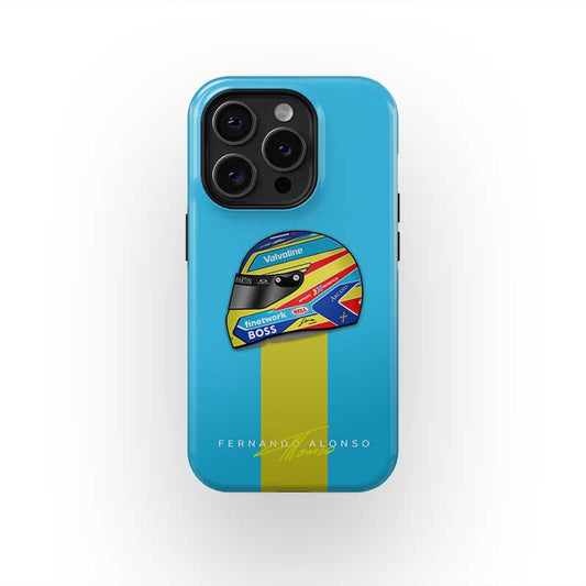 Fernando Alonso 2024 Helmet Phone Case – Iconic Design and Protection