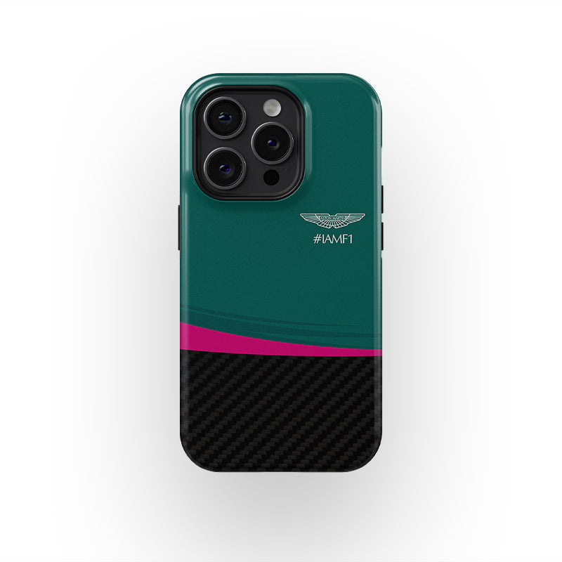 Funda para teléfono con librea Aston Martin Cognizant AMR21 F1