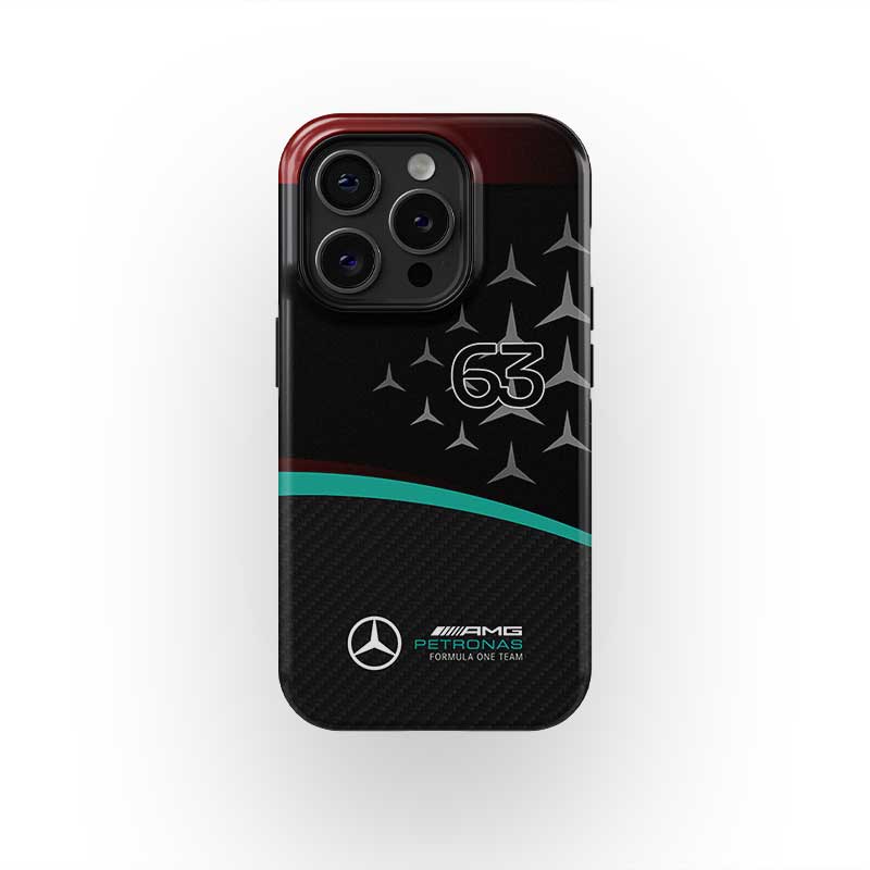 Mercedes W15 George Russell Phone Case: F1 Style & Protection