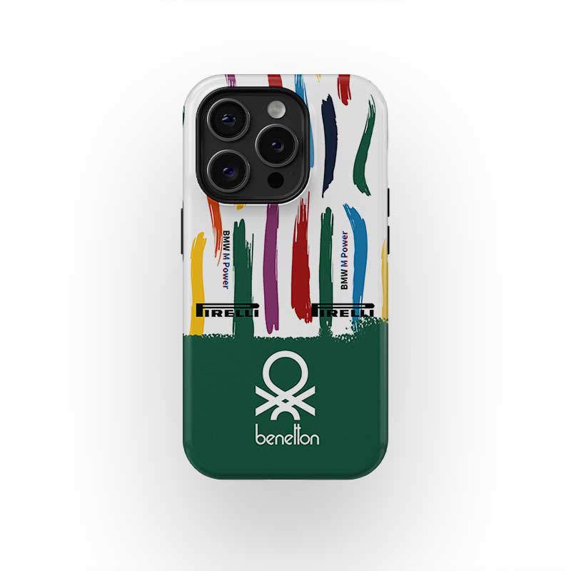 Relive F1 History: Benetton B186 BMW Mexico Grand Prix Phone Case