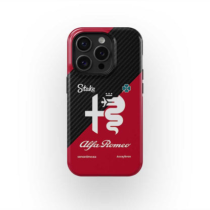 Alfa Romeo F1 Team Stake C43 Livery Phone Case: Racing Style, Ultimate Protection