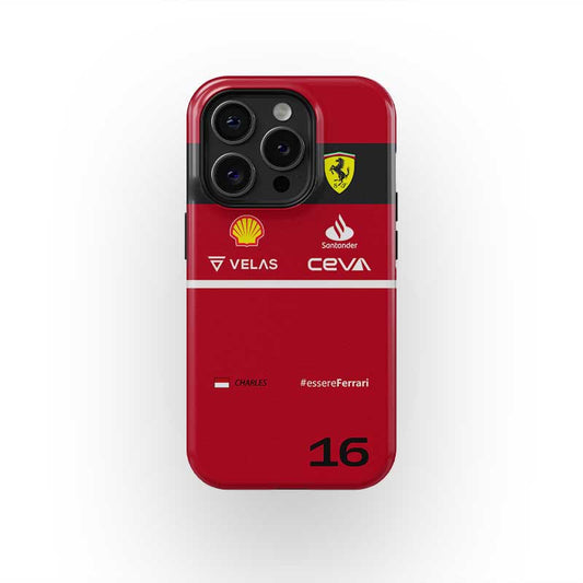 Coque de téléphone Formule 1 Scuderia Ferrari Liveries Charles Leclerc