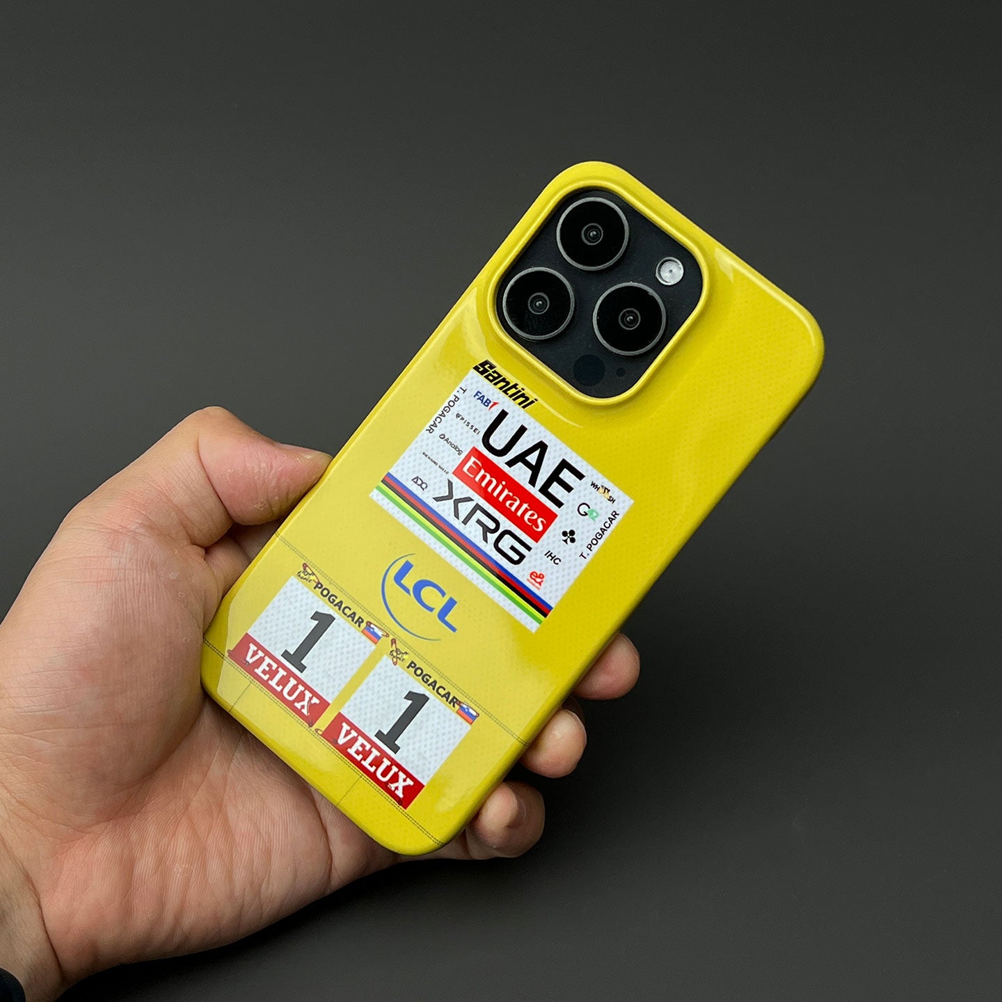 Tadej Pogačar 2025 Tour de France Yellow Jersey Phone Case – Leader’s Tribute Design (for Samsung)