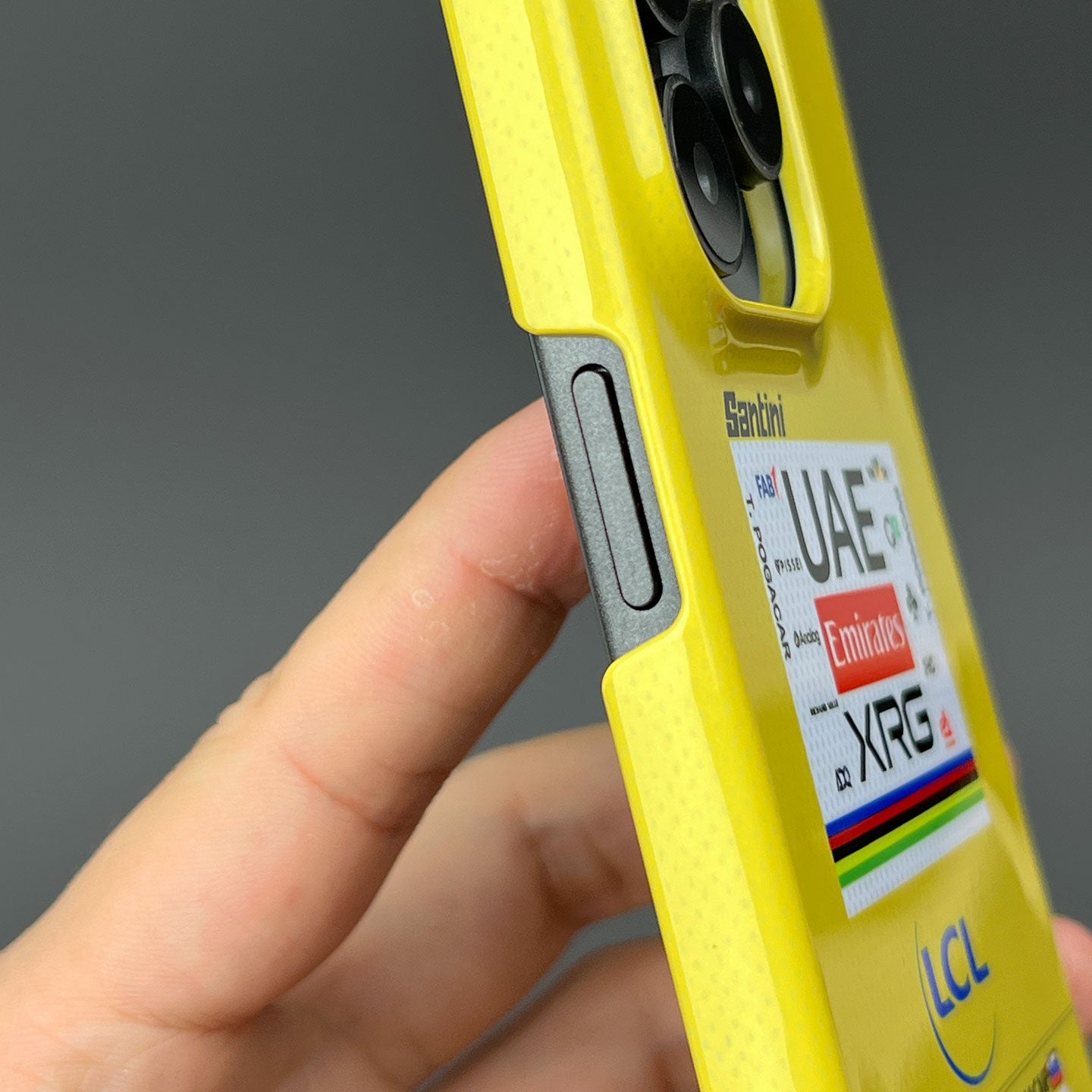 Tadej Pogačar 2025 Tour de France Yellow Jersey Phone Case – Leader’s Tribute Design (for Samsung)
