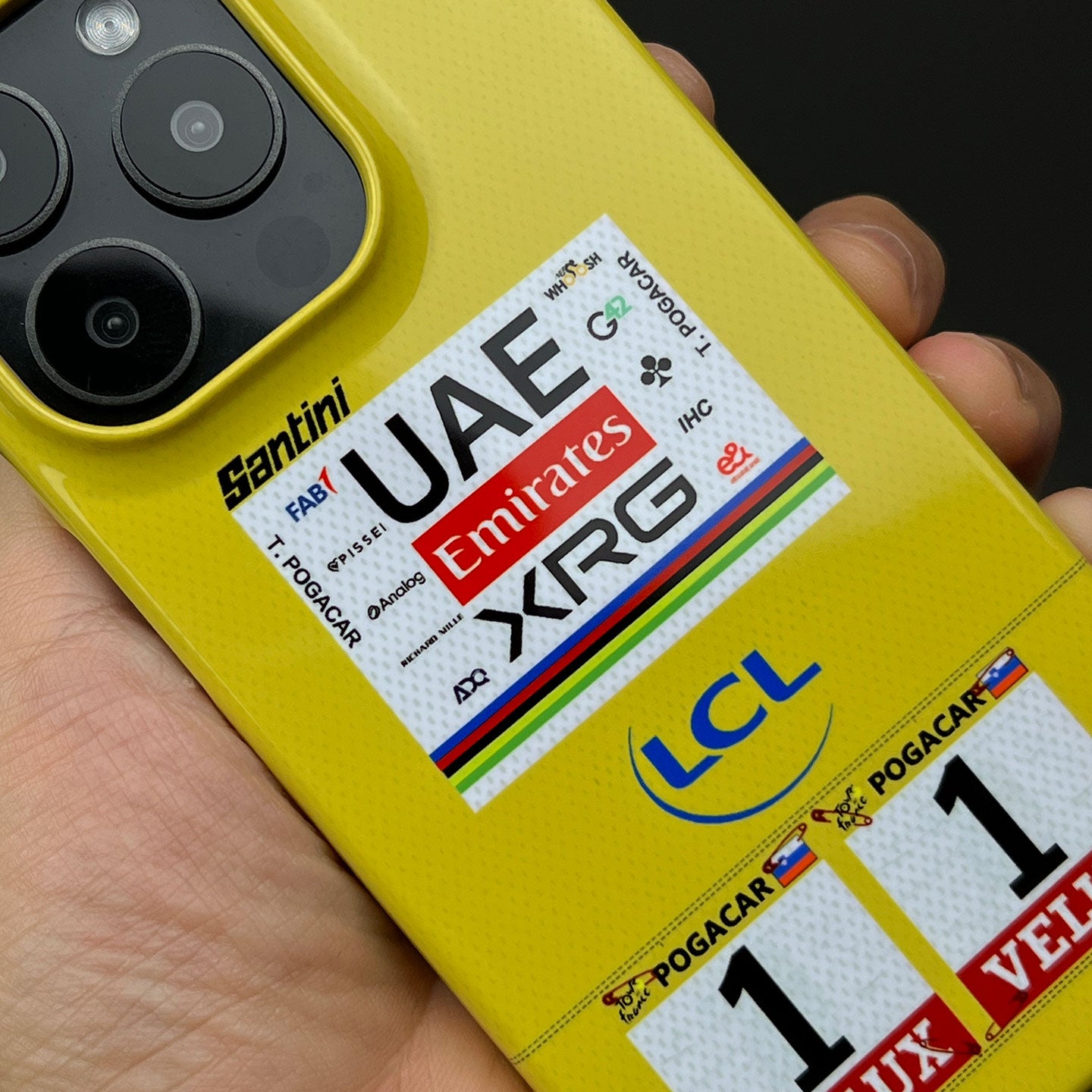 Tadej Pogačar 2025 Tour de France Yellow Jersey Phone Case – Leader’s Tribute Design (for Samsung)