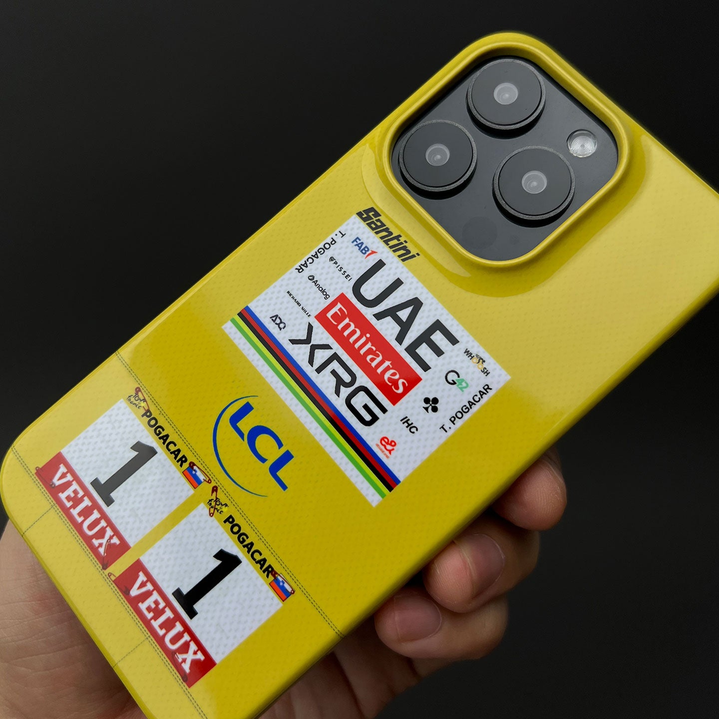 Tadej Pogačar 2025 Tour de France Yellow Jersey Phone Case – Leader’s Tribute Design (for Samsung)