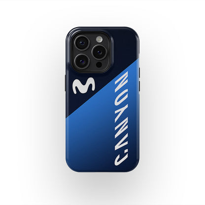 Movistar Team 2024 Canyon Road Bike Livery Phone Case by DIZZY