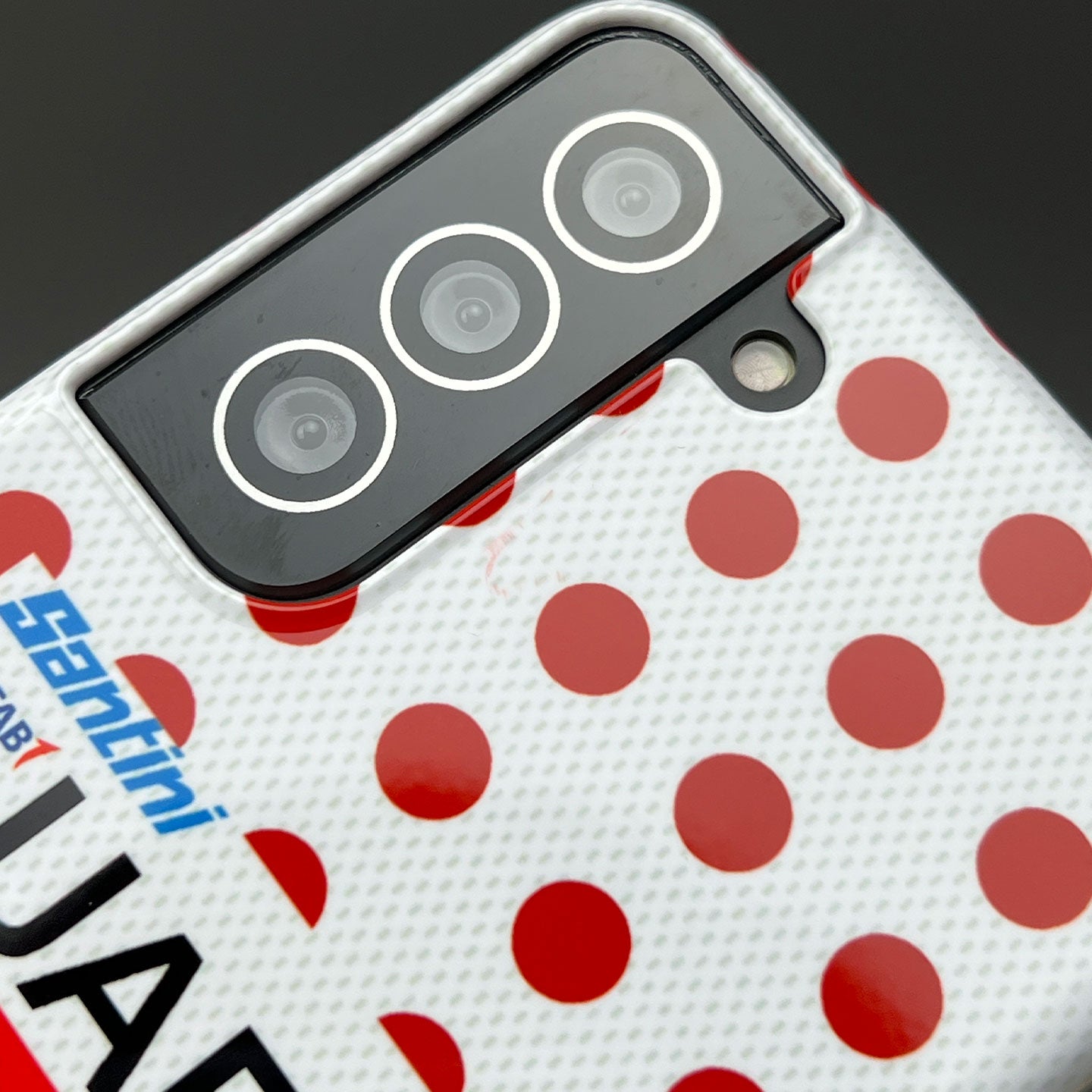 Coque de téléphone Tadej Pogacar 2024 Dual Triumph jaune et rose en jersey par DIZZY