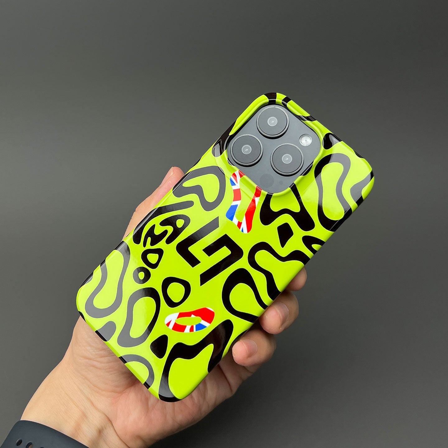 Funda para teléfono Tadej Pogacar 2024 Dual Triumph en jersey amarillo y rosa de DIZZY