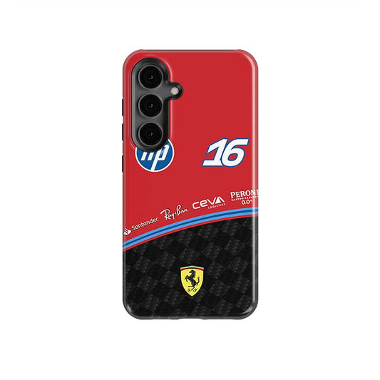 Ferrari Scuderia Leclerc F1 Galaxy Phone Case – 2025 Design