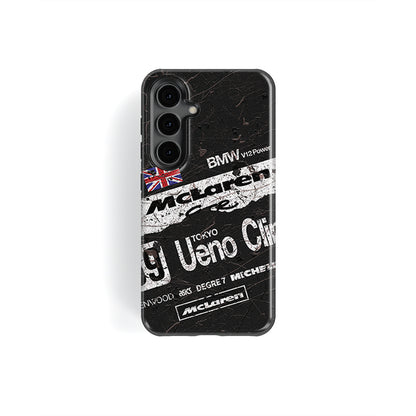 McLaren F1 GTR 1995 Le Mans Winner Ueno Clinic Track Edition Livery SAMSUNG Phone Case by DIZZY