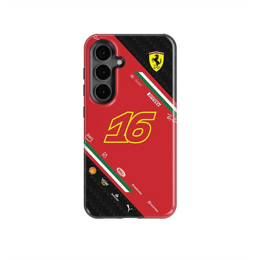 Scuderia Ferrari F1 Phone Case – Charles Leclerc CL16 Edition for Samsung