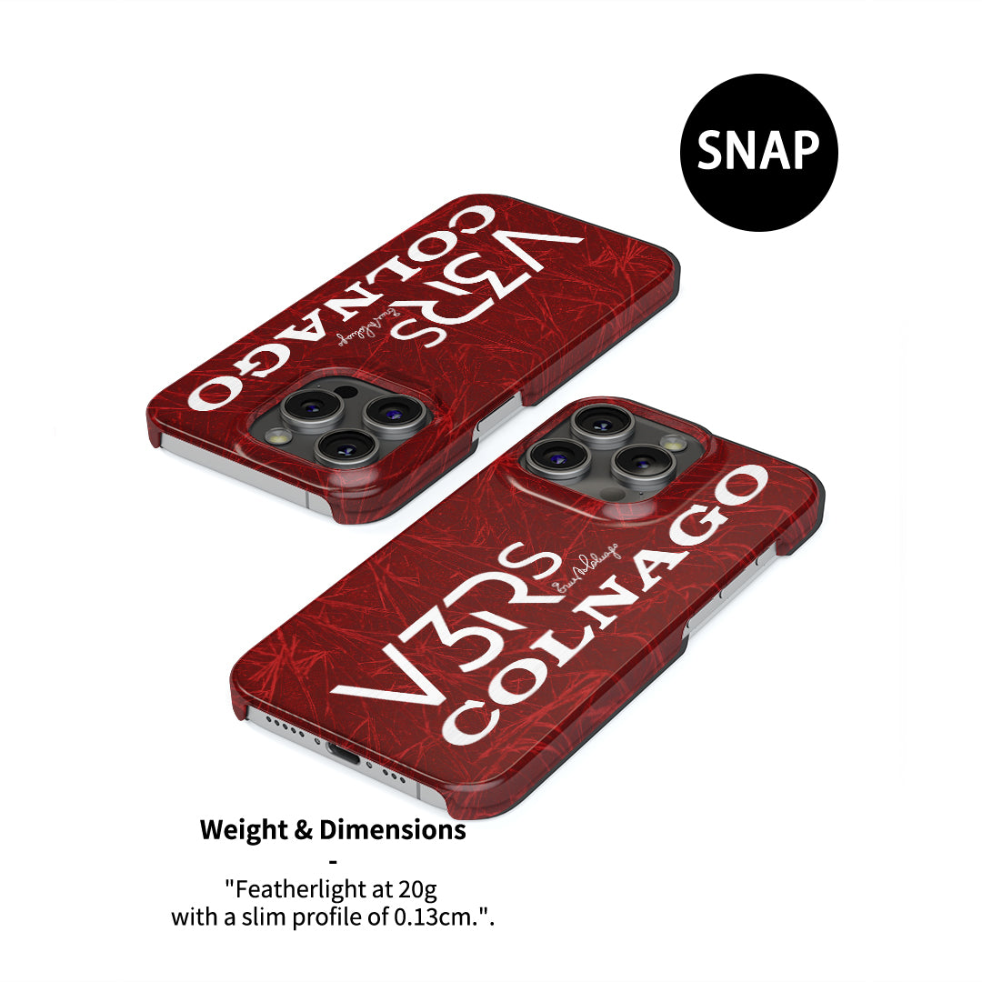 Colnago V3RS Disc Frozen Red Livery Phone Case by DIZZY