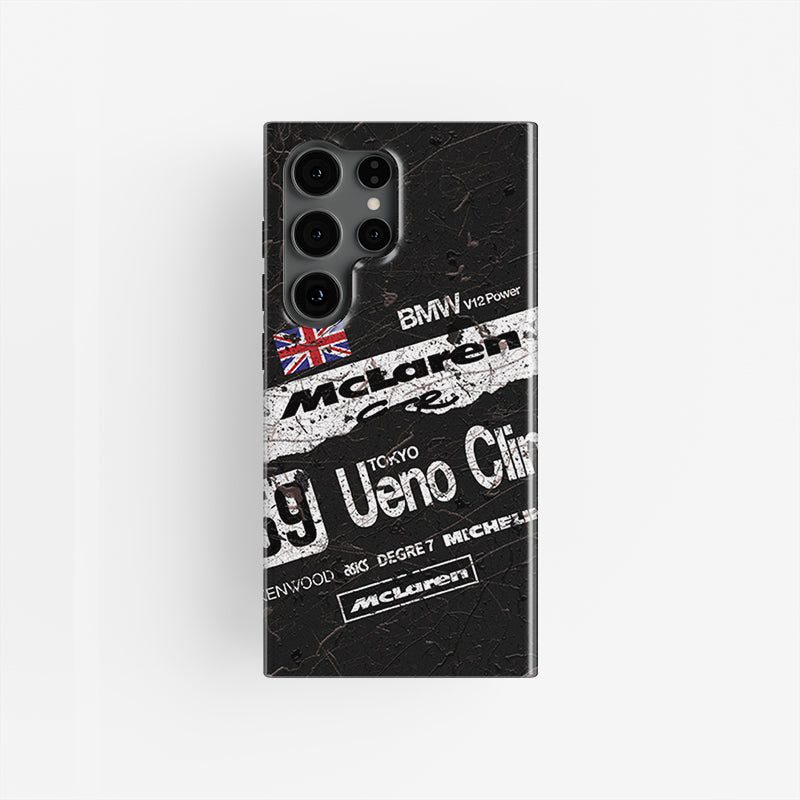 McLaren F1 GTR 1995 Le Mans Winner Ueno Clinic Track Edition Livery SAMSUNG Phone Case by DIZZY