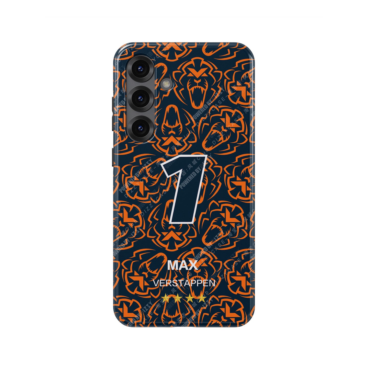 Max Verstappen 2025 F1 Champion Phone Case – Orange Lion Edition (Samsung)