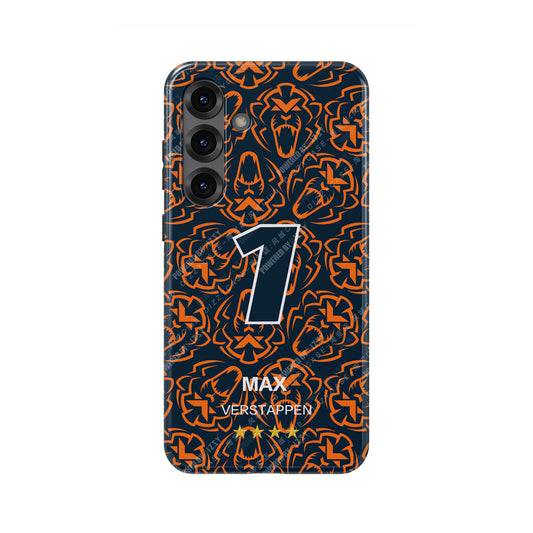 Max Verstappen 2025 F1 Champion Phone Case – Orange Lion Edition (Samsung)