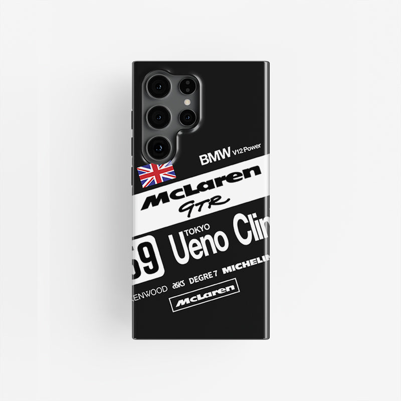 McLaren F1 GTR 1995 Le Mans Winner Ueno Clinic Livery SAMSUNG Phone Case by DIZZY