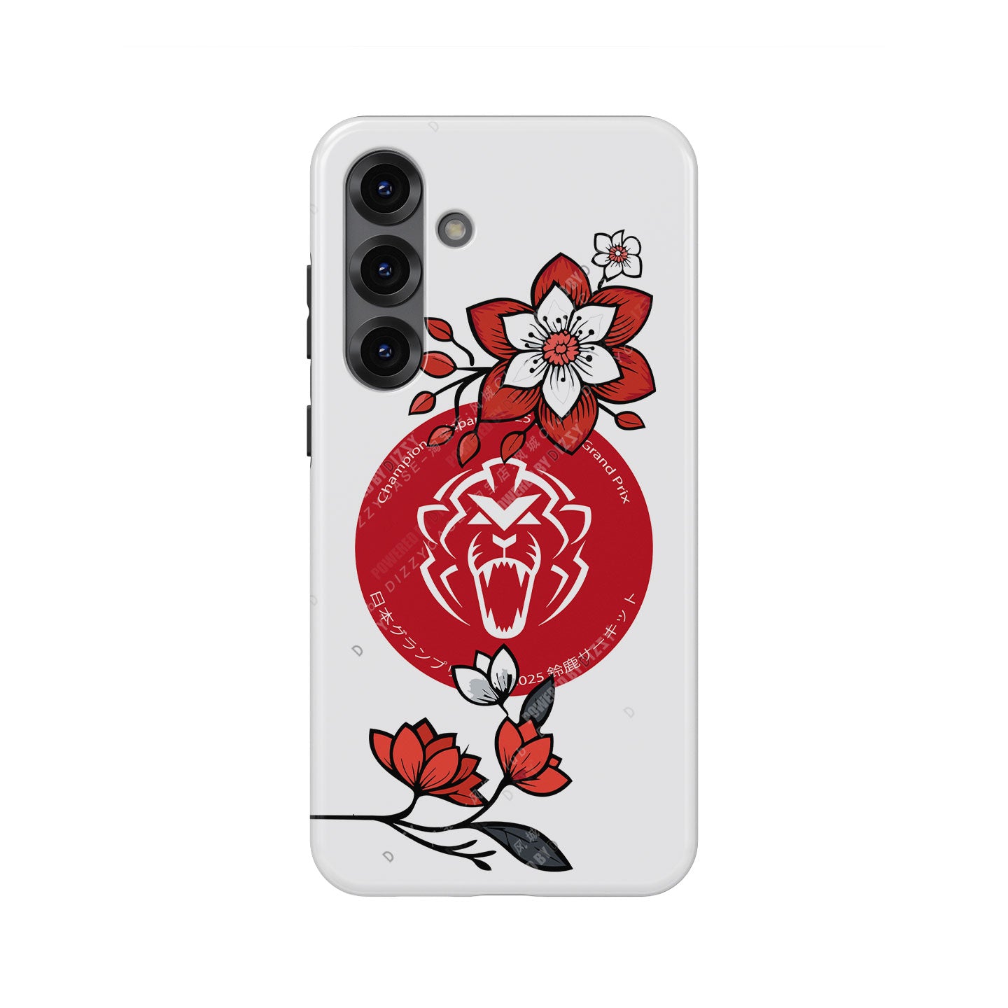 Max Verstappen 2025 F1 Japanese GP Helmet Edition Phone Case – Sakura Spirit Design (Samsung)