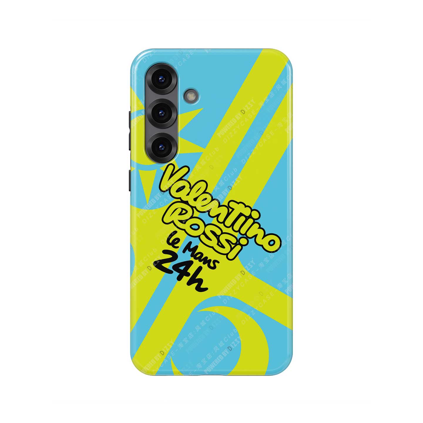 Valentino Rossi 2024 Le Mans 24H Helmet Phone Case – BMW M4 GT3 Tribute for Samsung