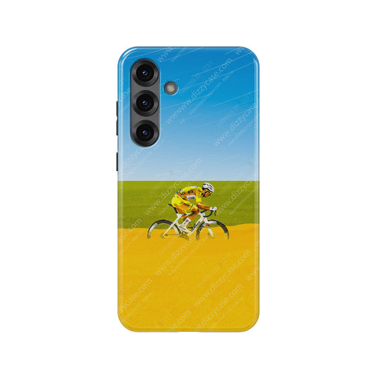 Tadej Pogačar “Solo in Yellow” Phone Case – Tour de France 2025 Edition for Samsung Galaxy