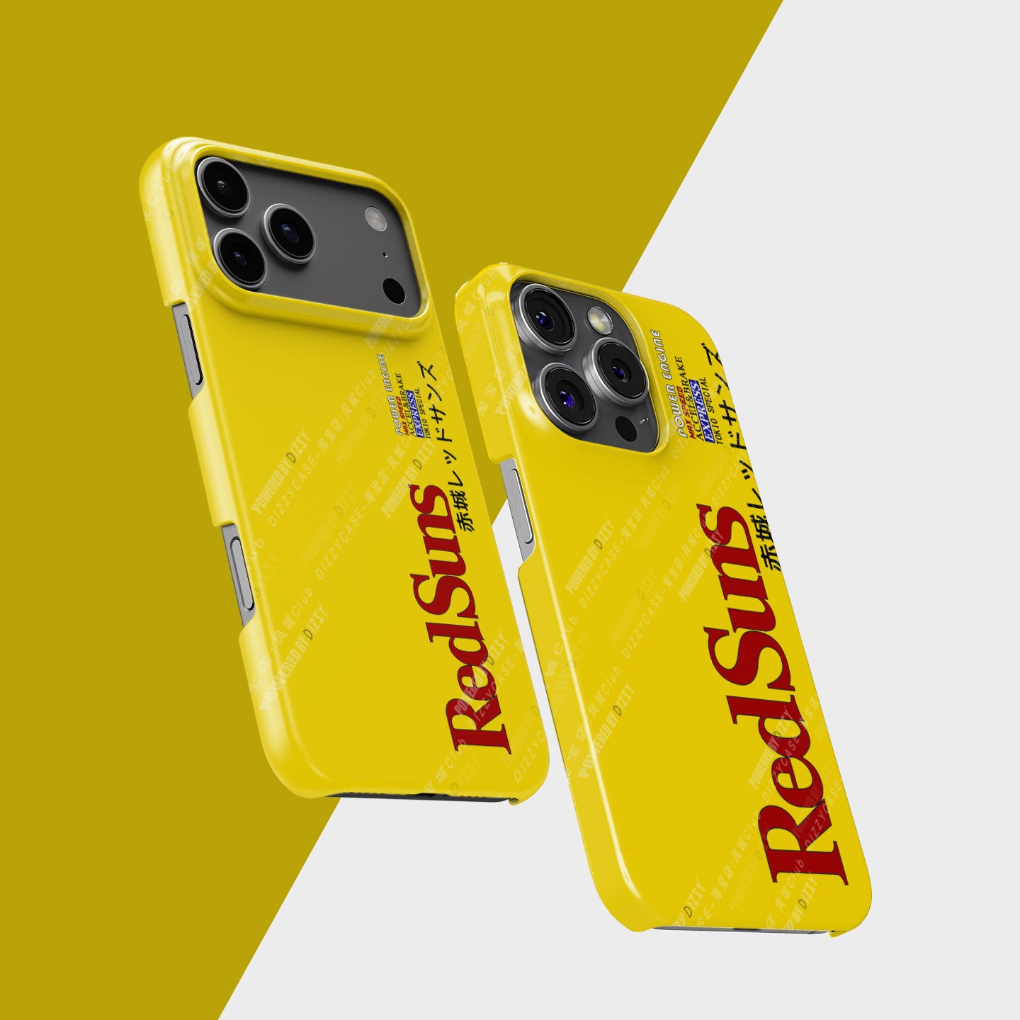 Initial D Akagi RedSuns 赤城レッドサンズ Mazda RX-7 Type R FD3S livrée Keisuke Takahashi 高橋 啓介 Étui de téléphone