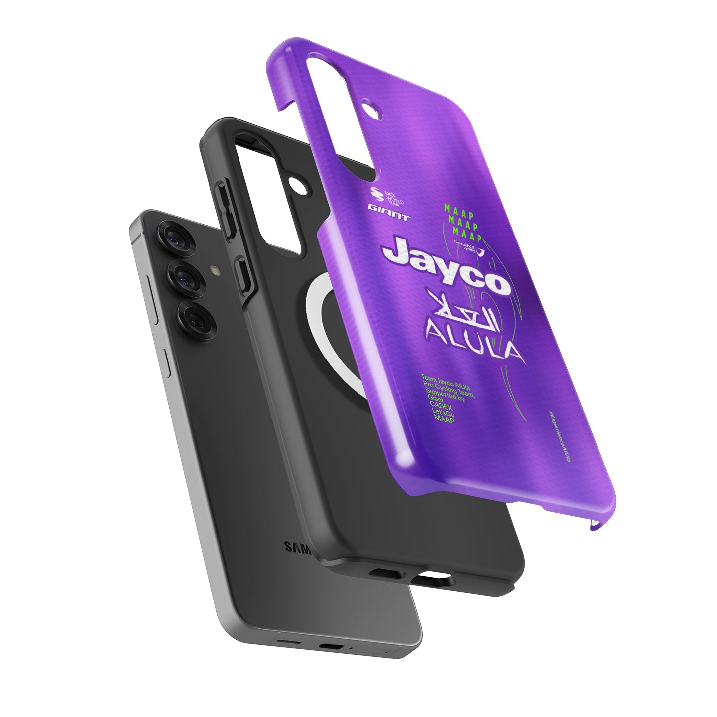 Team Jayco AlUla 2026 Purple Cycling Jersey Phone Case for Samsung Galaxy