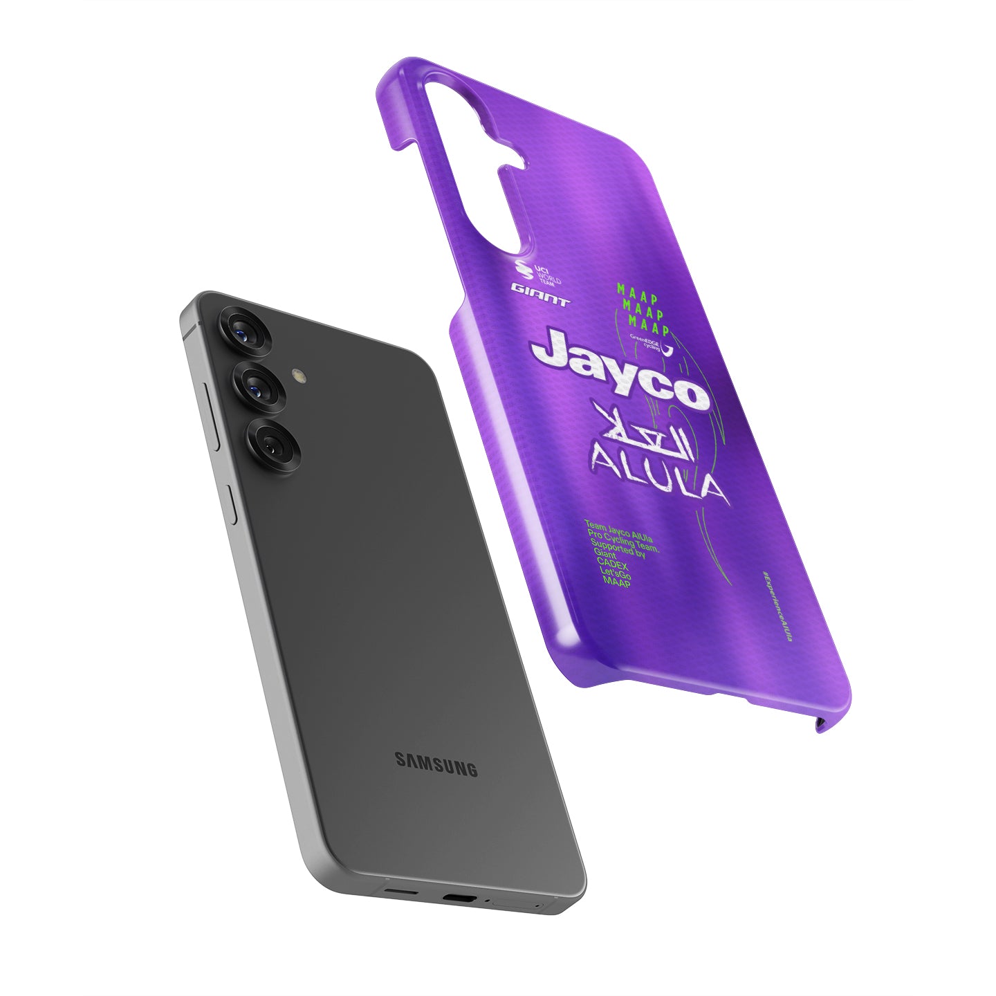 Team Jayco AlUla 2026 Purple Cycling Jersey Phone Case for Samsung Galaxy