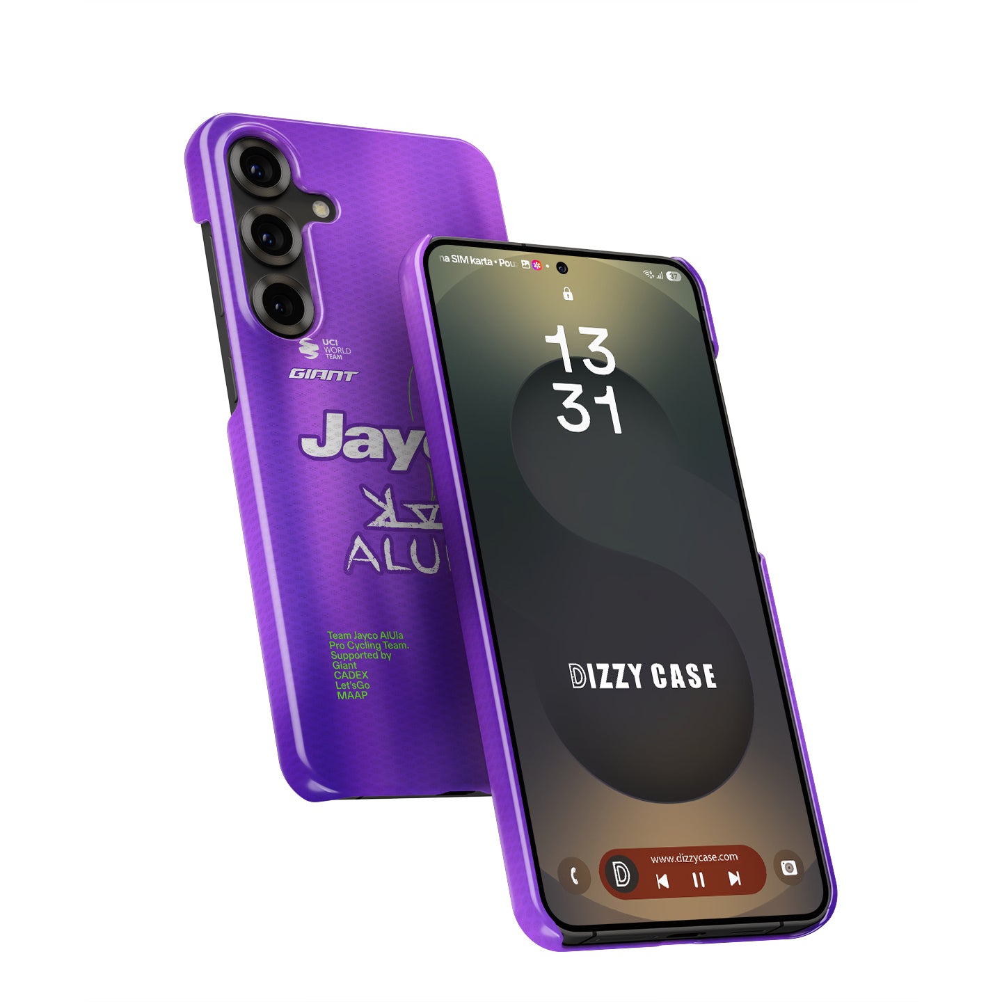 Team Jayco AlUla 2026 Purple Cycling Jersey Phone Case for Samsung Galaxy
