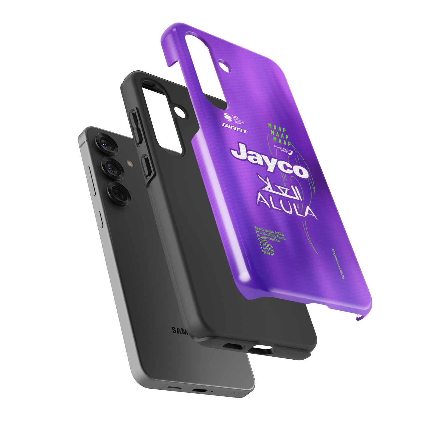 Team Jayco AlUla 2026 Purple Cycling Jersey Phone Case for Samsung Galaxy