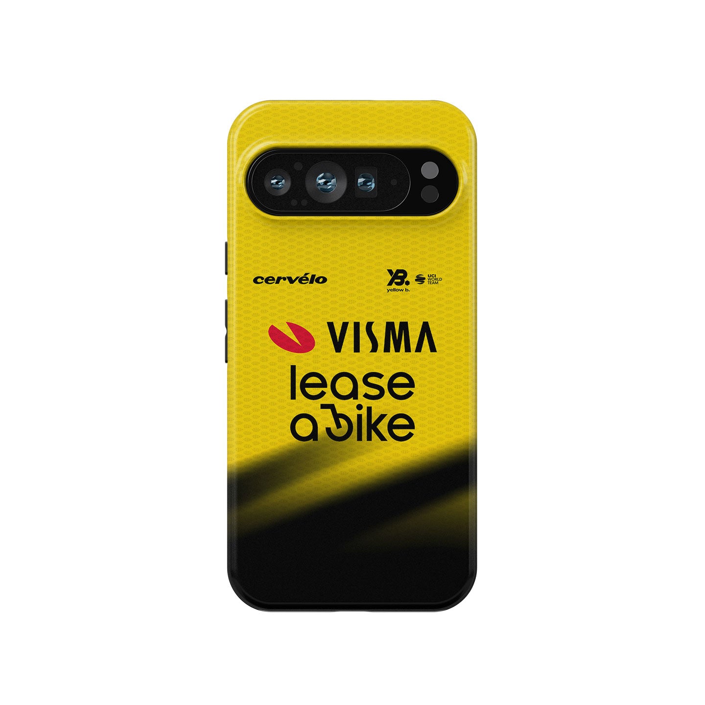Team Visma | Lease a Bike 2026 Yellow Cycling Jersey Phone Case for Google Pixel / OnePlus / Xiaomi / Huawei