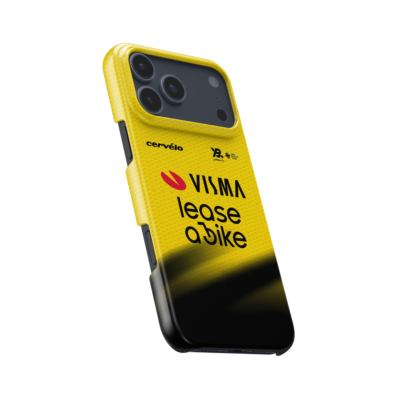 Team Visma | Lease a Bike 2026 Yellow Cycling Jersey Phone Case for iPhone
