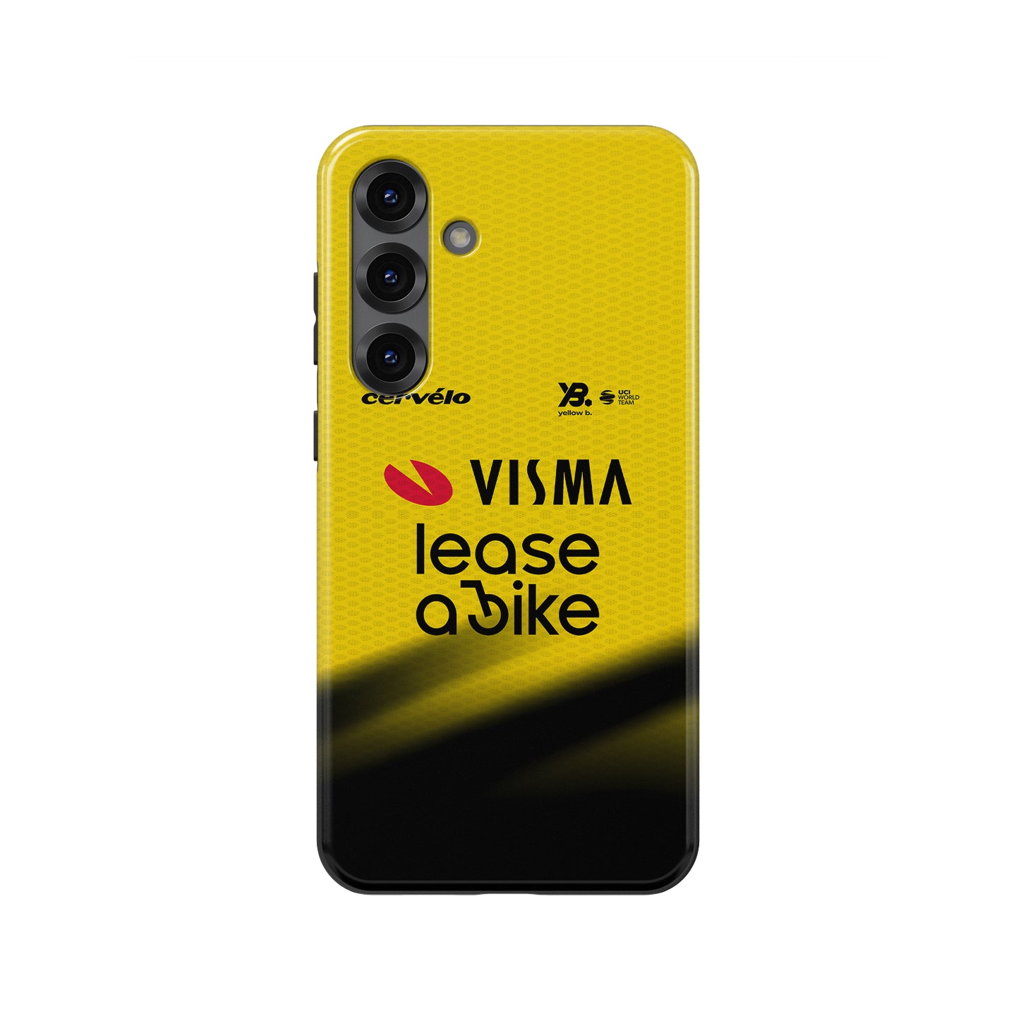 Team Visma | Lease a Bike 2026 Yellow Cycling Jersey Phone Case for Samsung Galaxy
