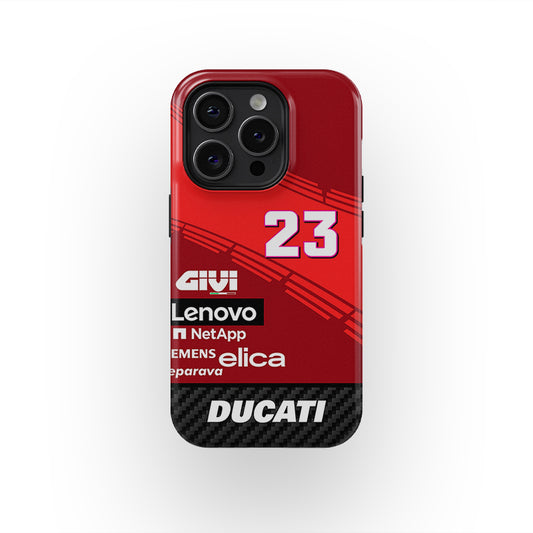 2024 Ducati Enea Bastianini #EB23 MotoGP Livery Phone Case by DIZZY