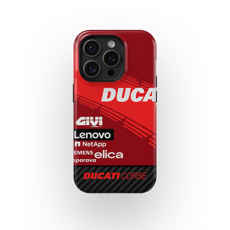 Livrée de l'équipe Ducati MotoGP 2024 Coque Pour Téléphones par DIZZY