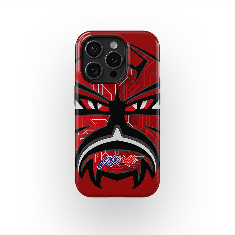 Fabio Quartararo Demon Helmet Livery Phone Case by DIZZY